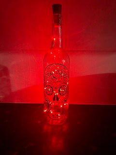 Sugar Skull LED bottle image 2