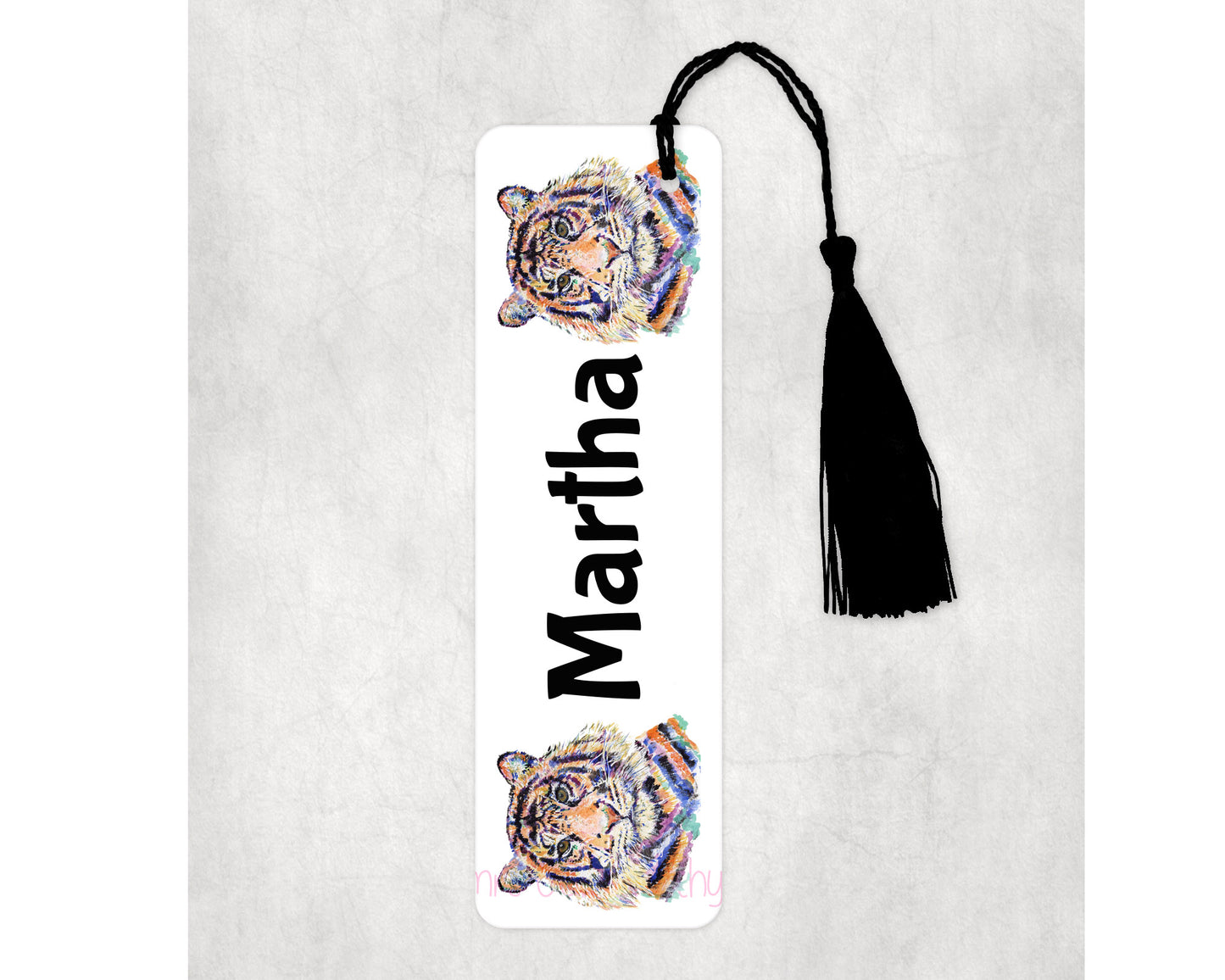 Personalised Tiger Bookmark image 0