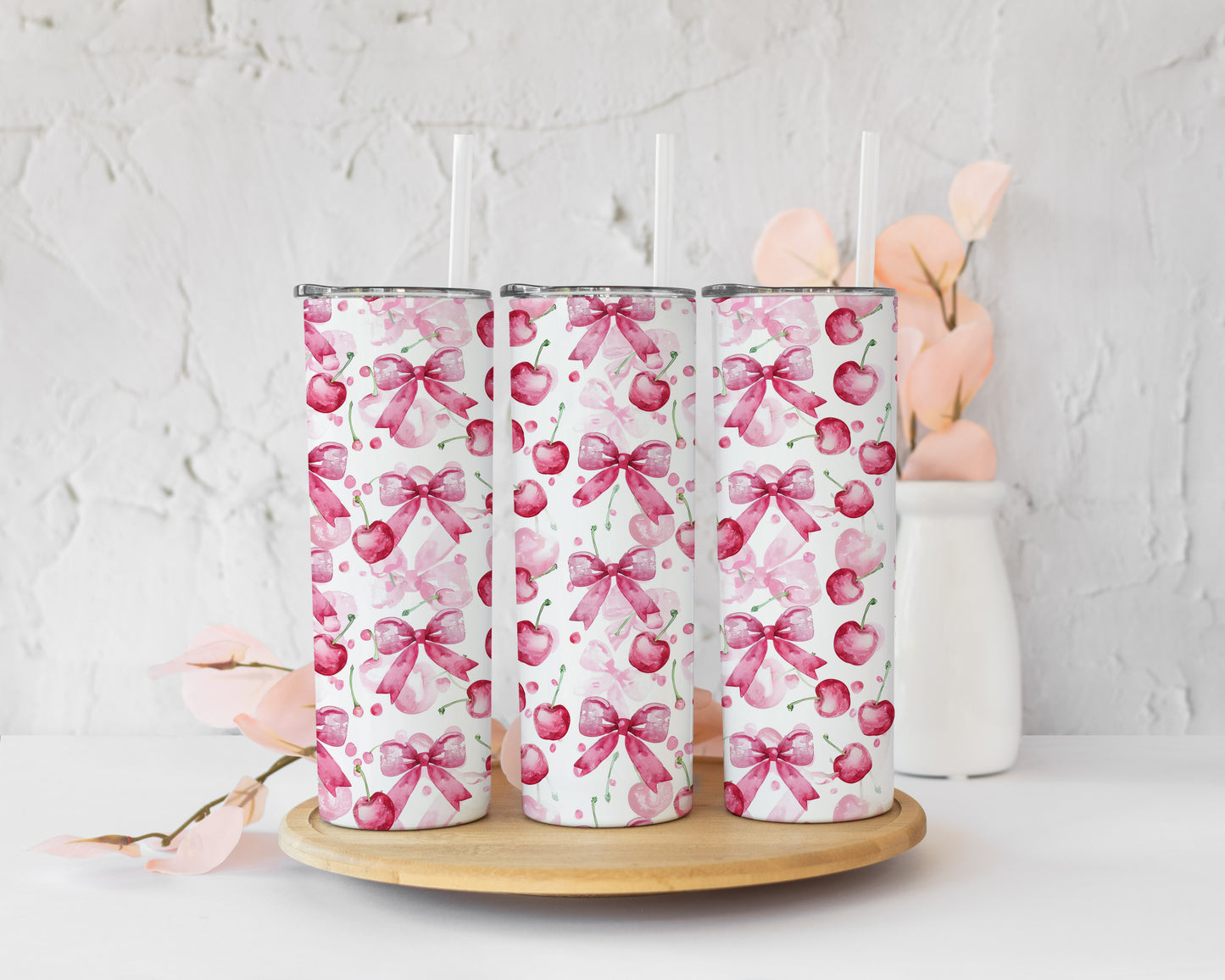 Bows and Cherry Insulated Tumbler