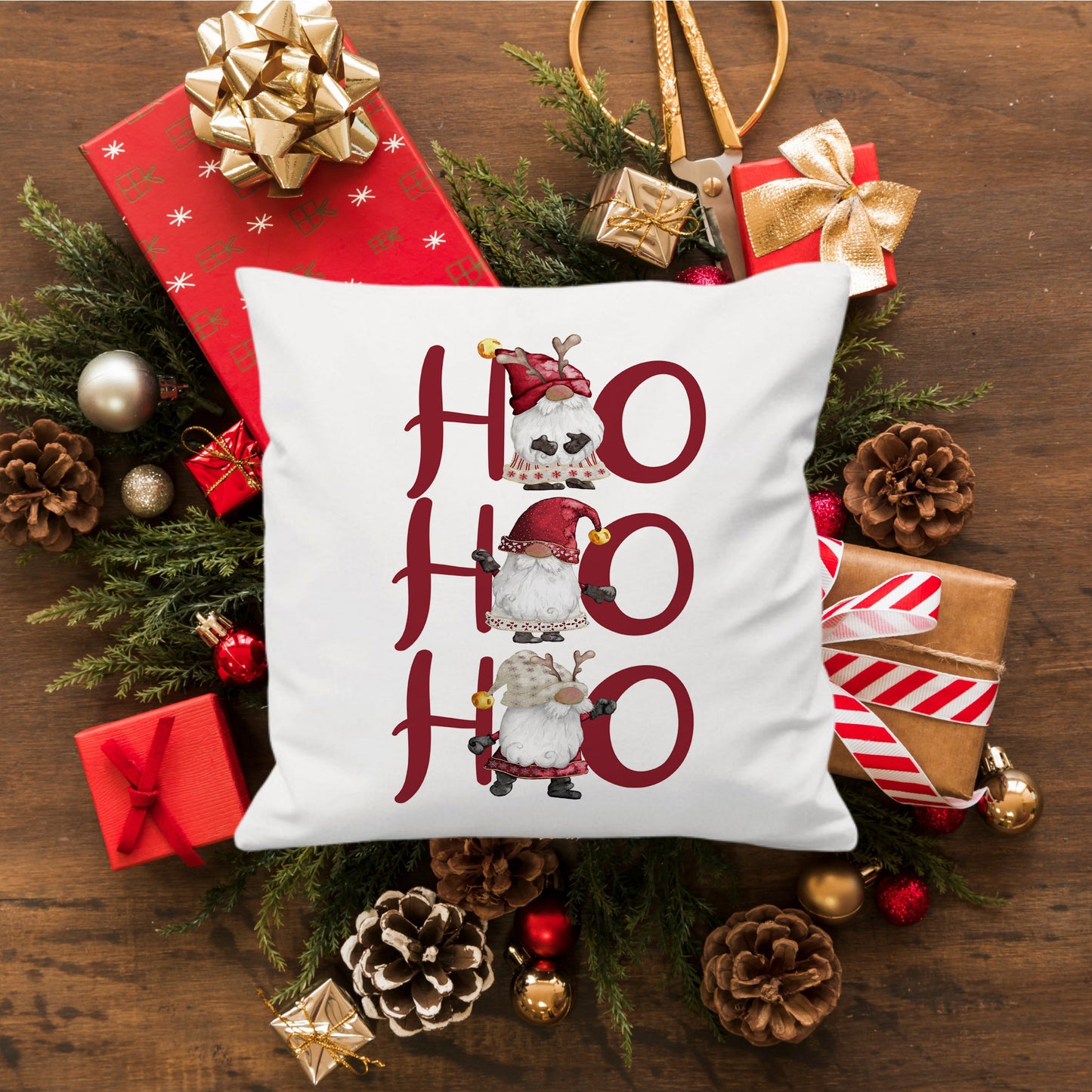 Ho Ho Ho Gonk Christmas Cushion image 0
