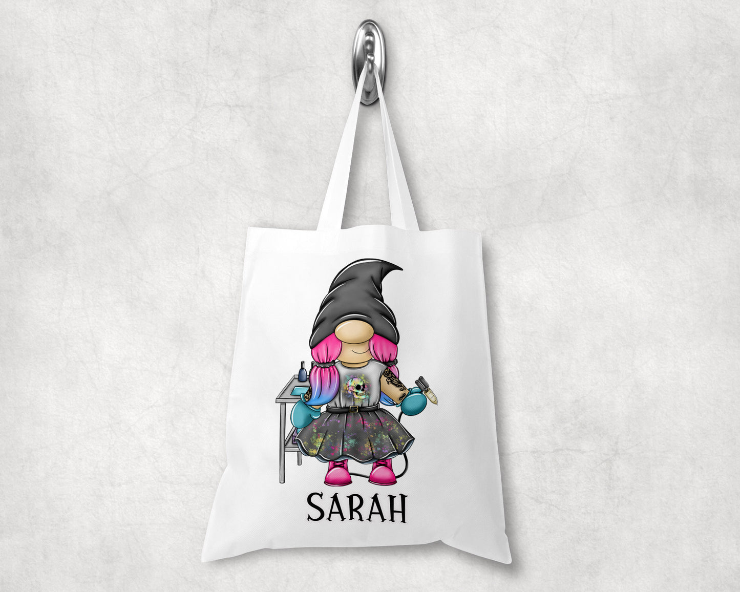 Female Tattooist Gonk Personalised Tote Bag