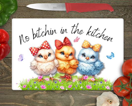 No Bitchin in the Kitchen Chopping board image 0