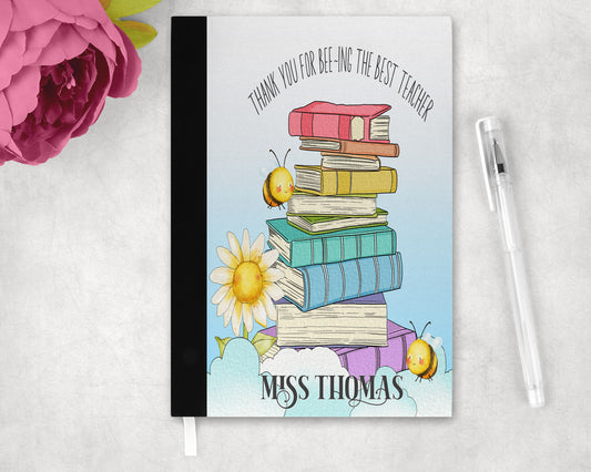Thank you for beeing the best teacher personalised notebook image 0