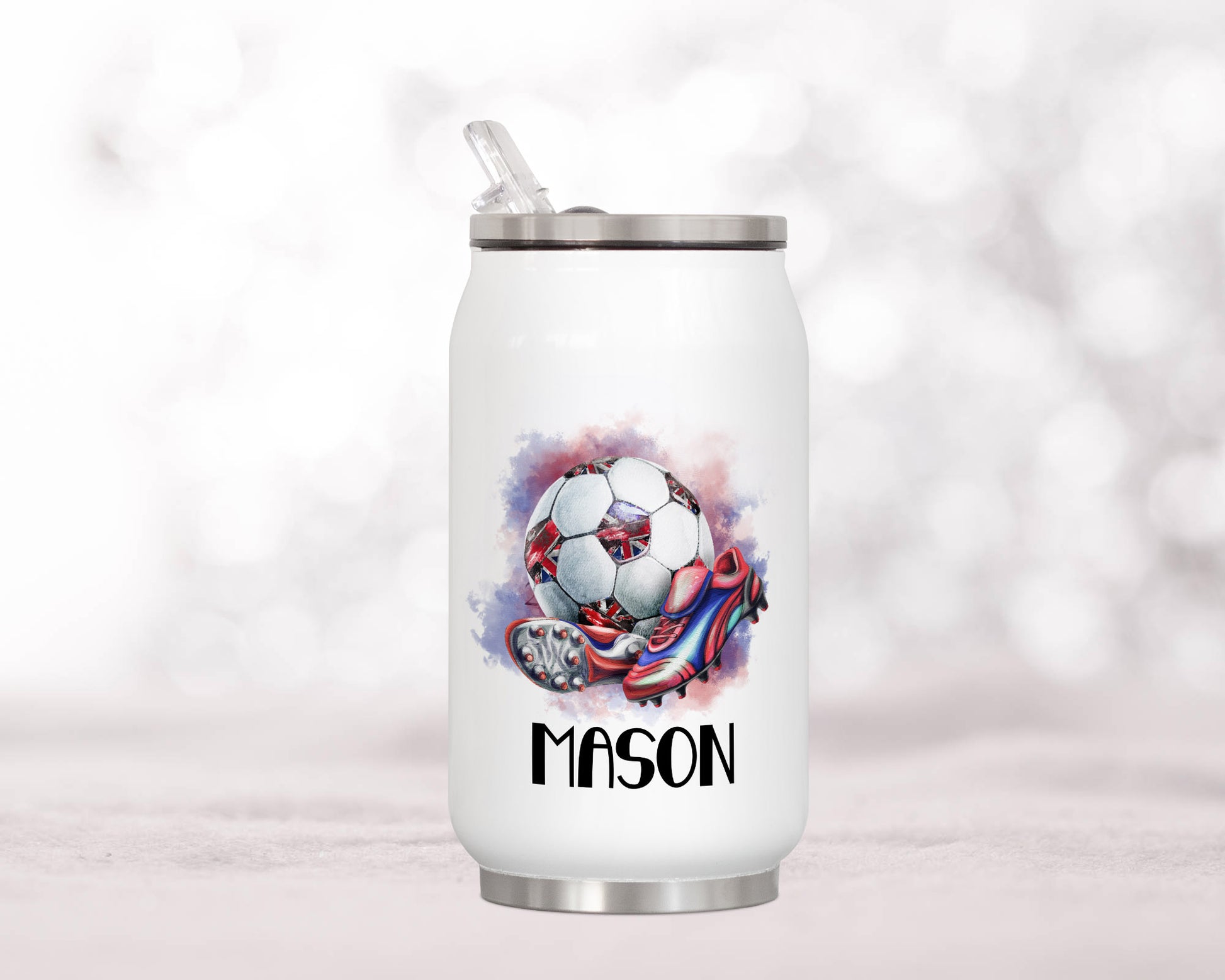 England Football Personalised Drinking Can image 0