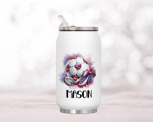 England Football Personalised Drinking Can image 0