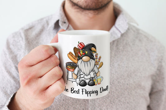 The Best Flipping Dad BBQ gonk mug image 0