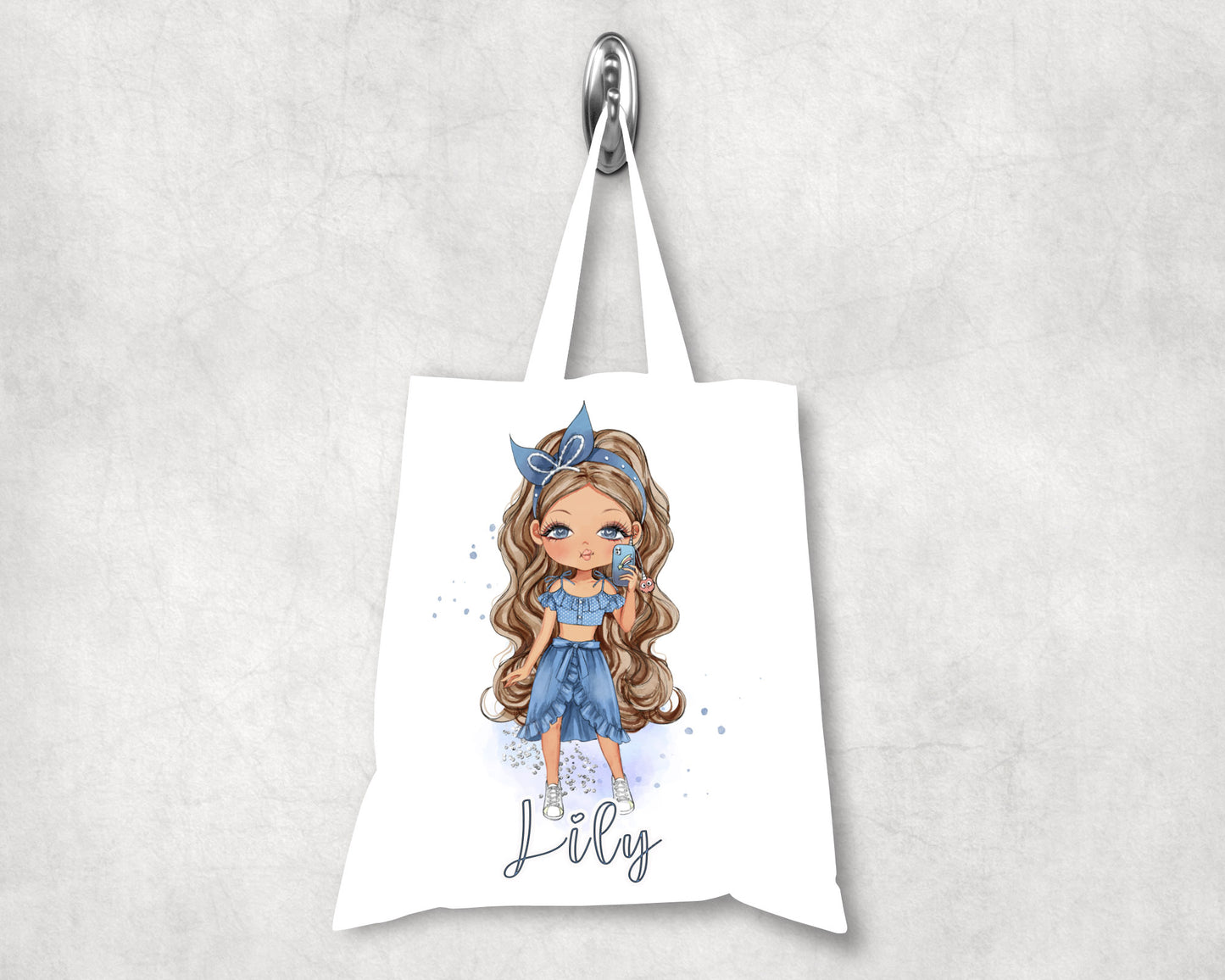 Fashion Girl Personalised Standard Tote Bag image 0