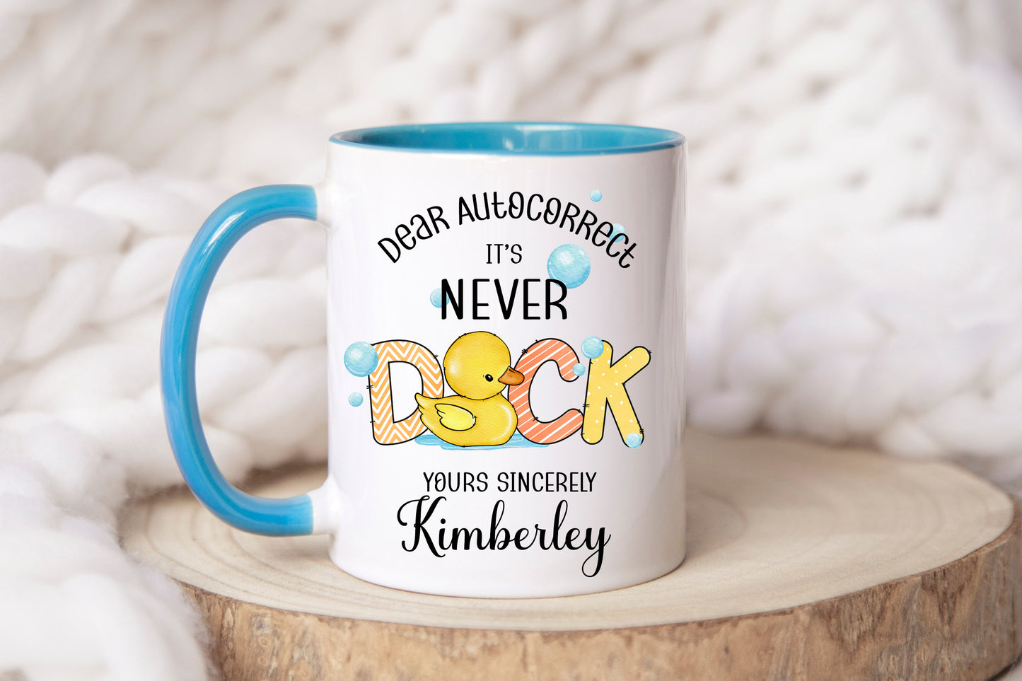 Autocorrect personalised novelty mug image 0