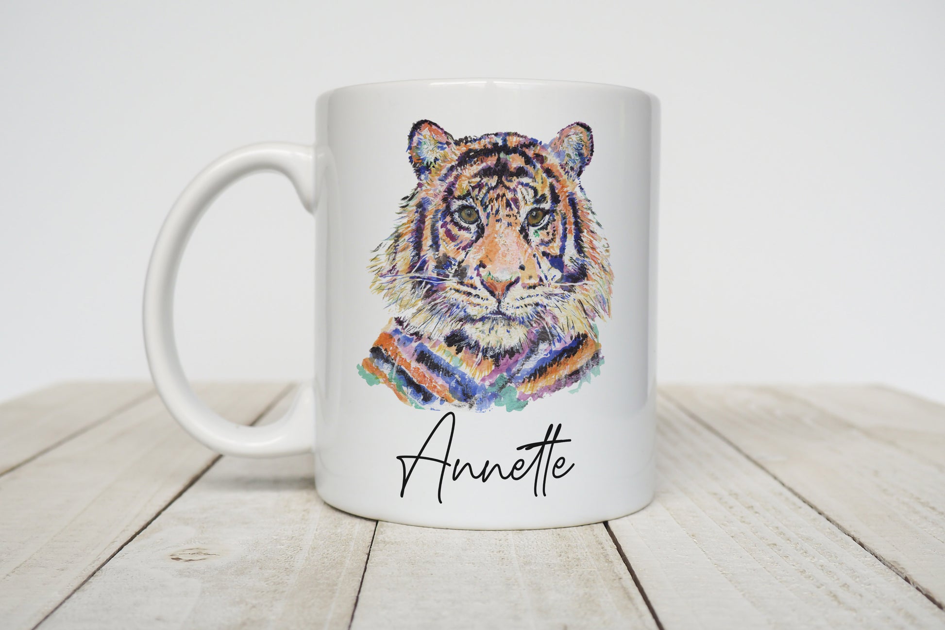 Personalised Tiger Mug image 1