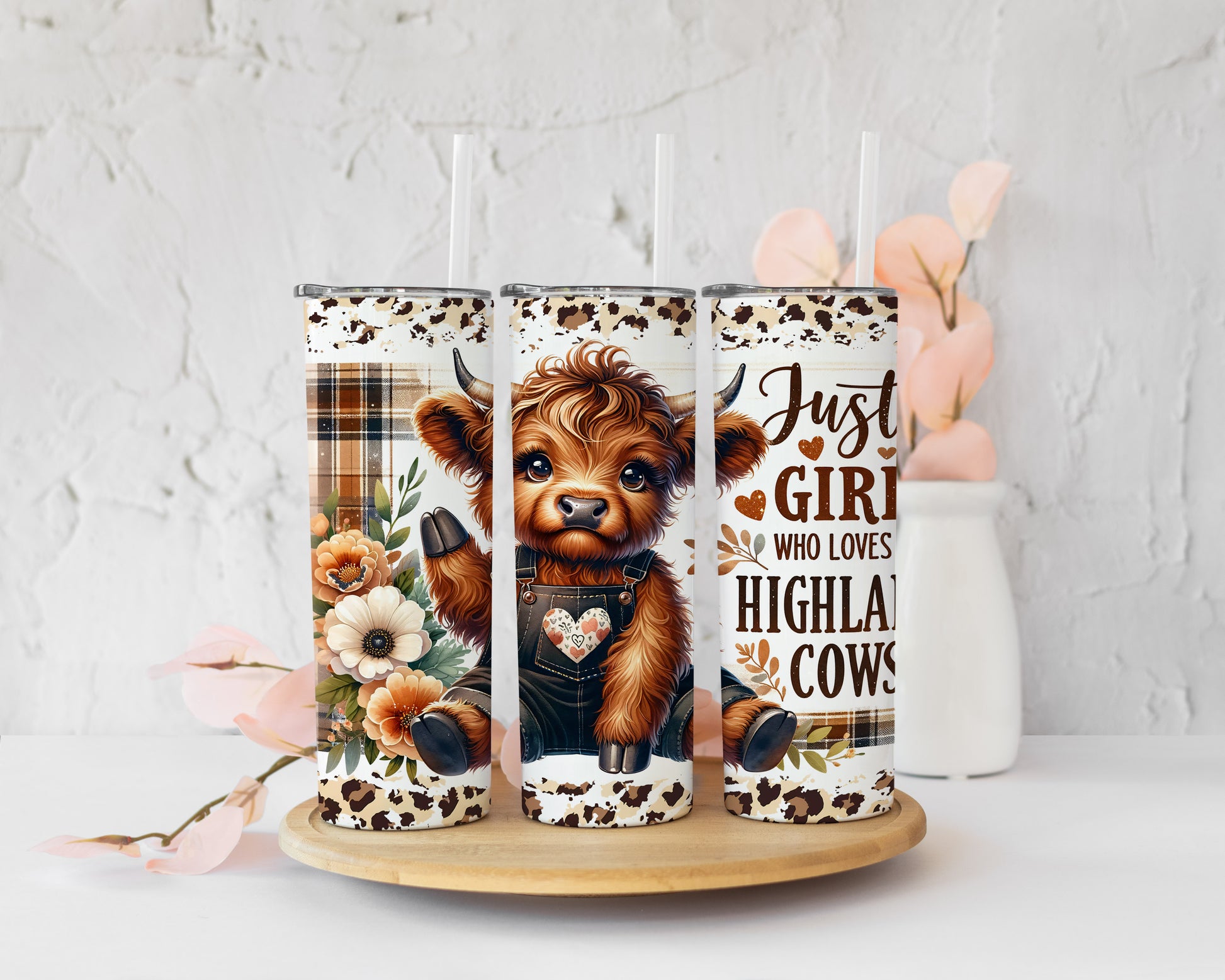 Just A Girl Who Loves Highland Cows image 0