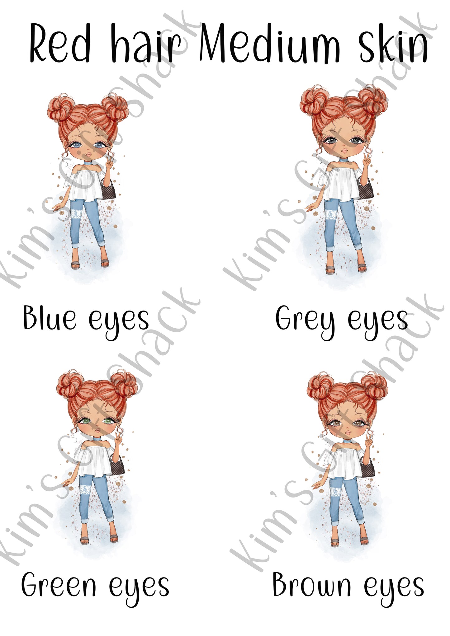 Personalised build your own character notebook image 10