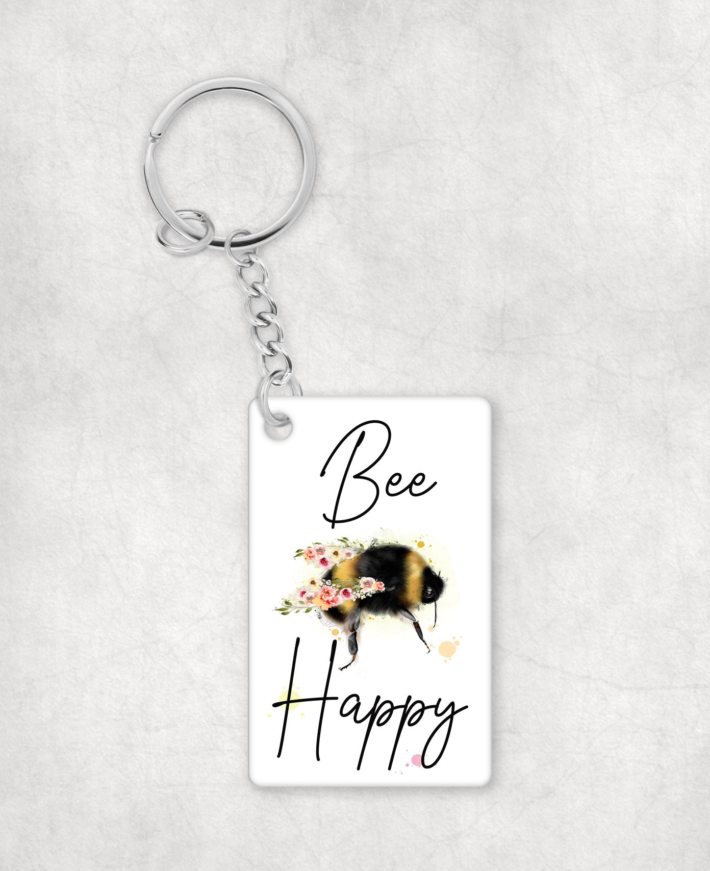 'Bee Happy' Bee keyring image 0