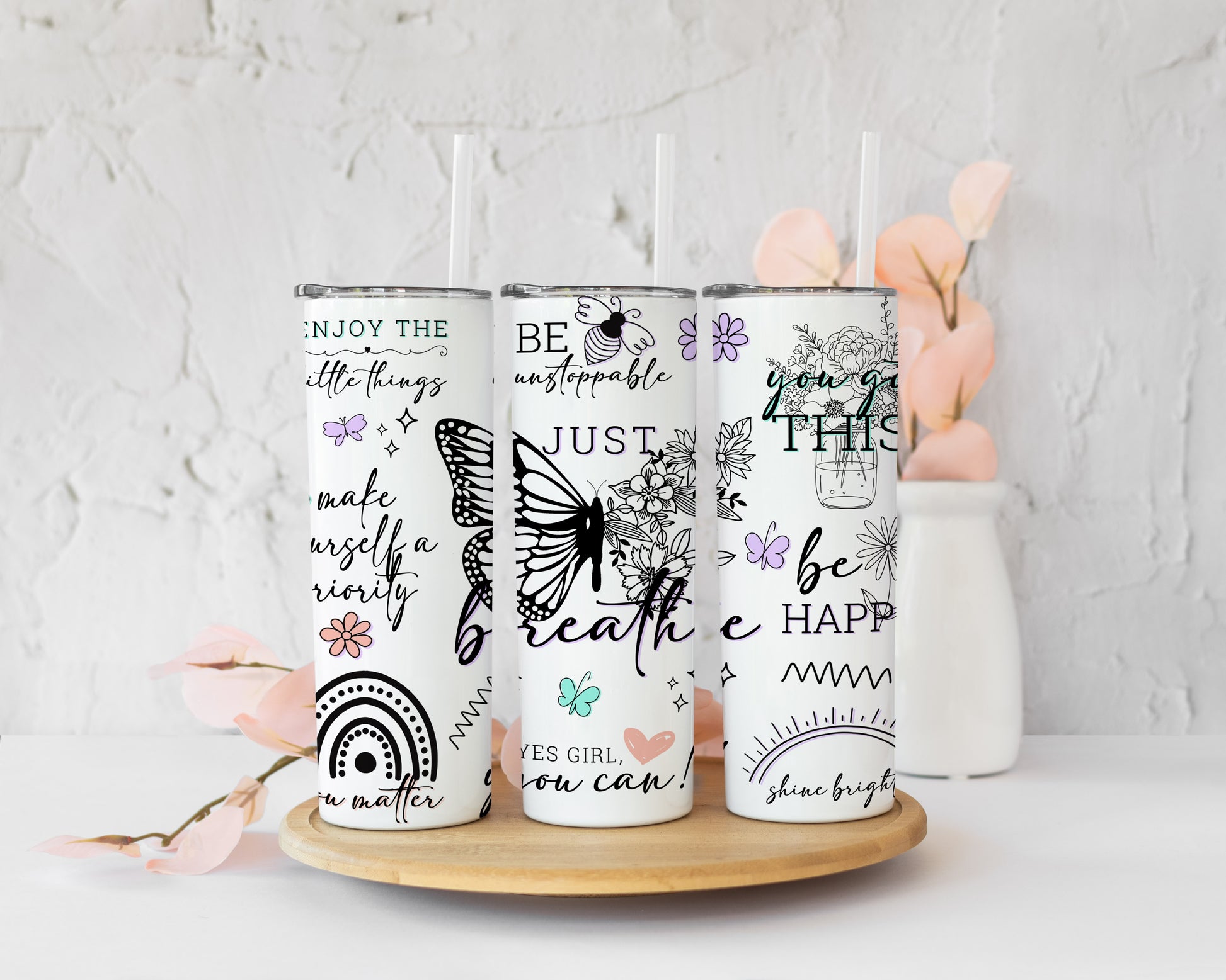 Positive Affirmations Insulated Tumbler image 0