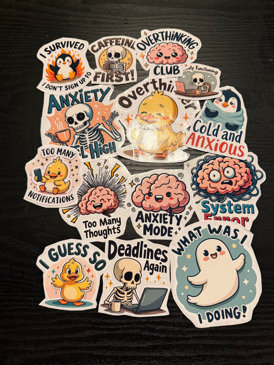 40 x sarcastic funny sticker bundle