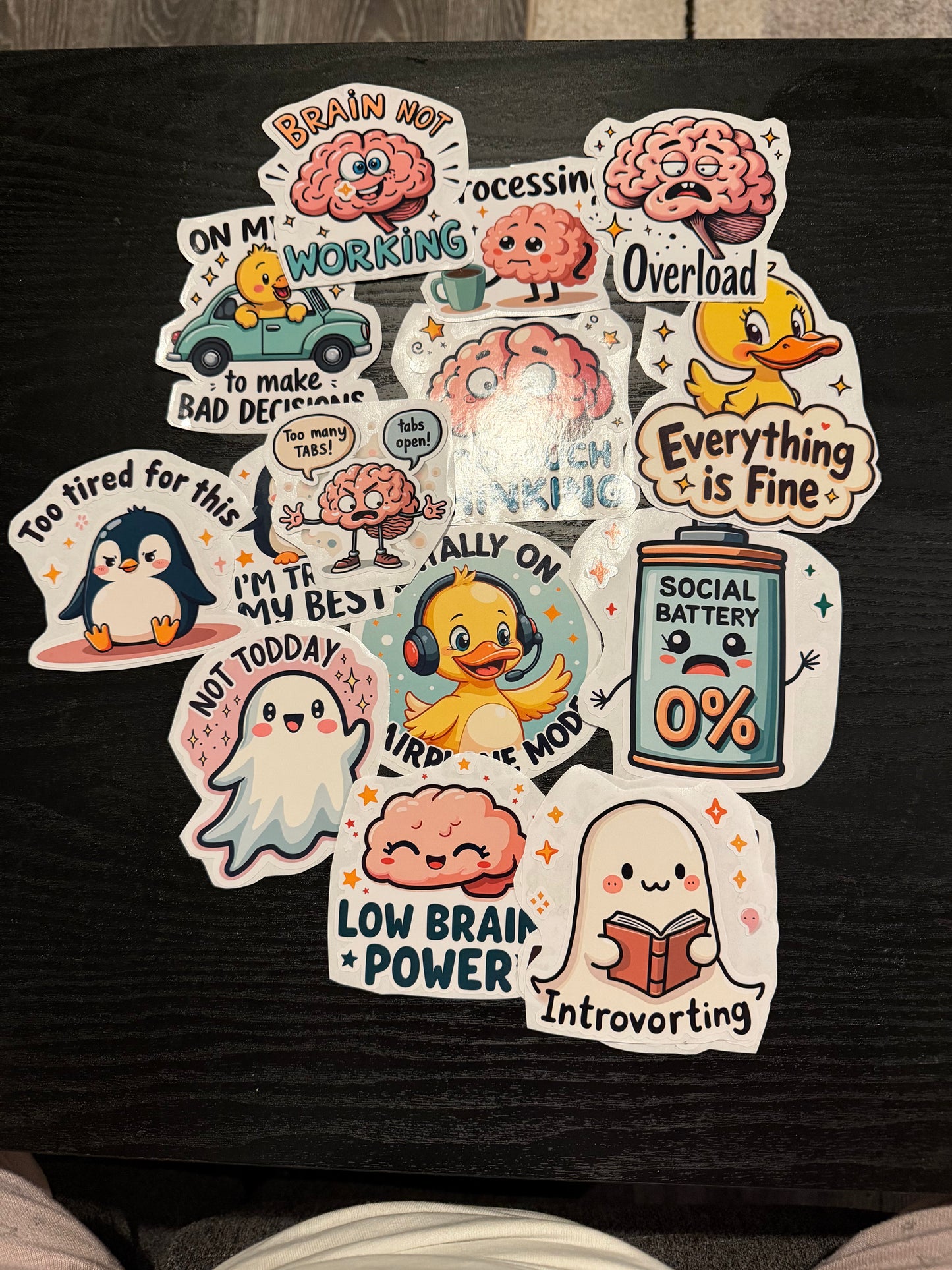 40 x sarcastic funny sticker bundle