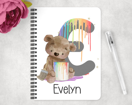 Creative Bear Personalised A5 plastic notebook image 0