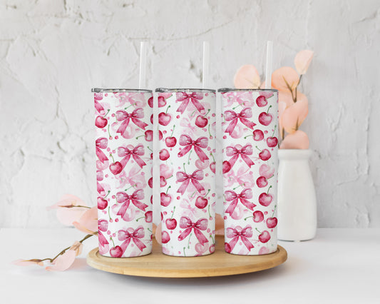 Bows and Cherry Insulated Tumbler
