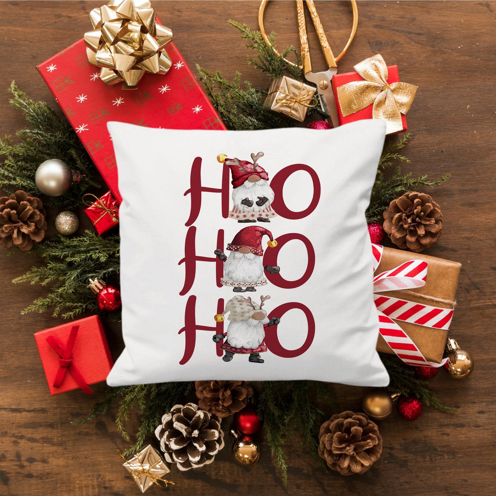 Ho Ho Ho Gonk Christmas Cushion image 0
