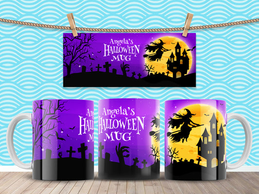 Personalised Witches Halloween Mug image 0