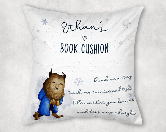 Beast Personalised Book cushion image 0