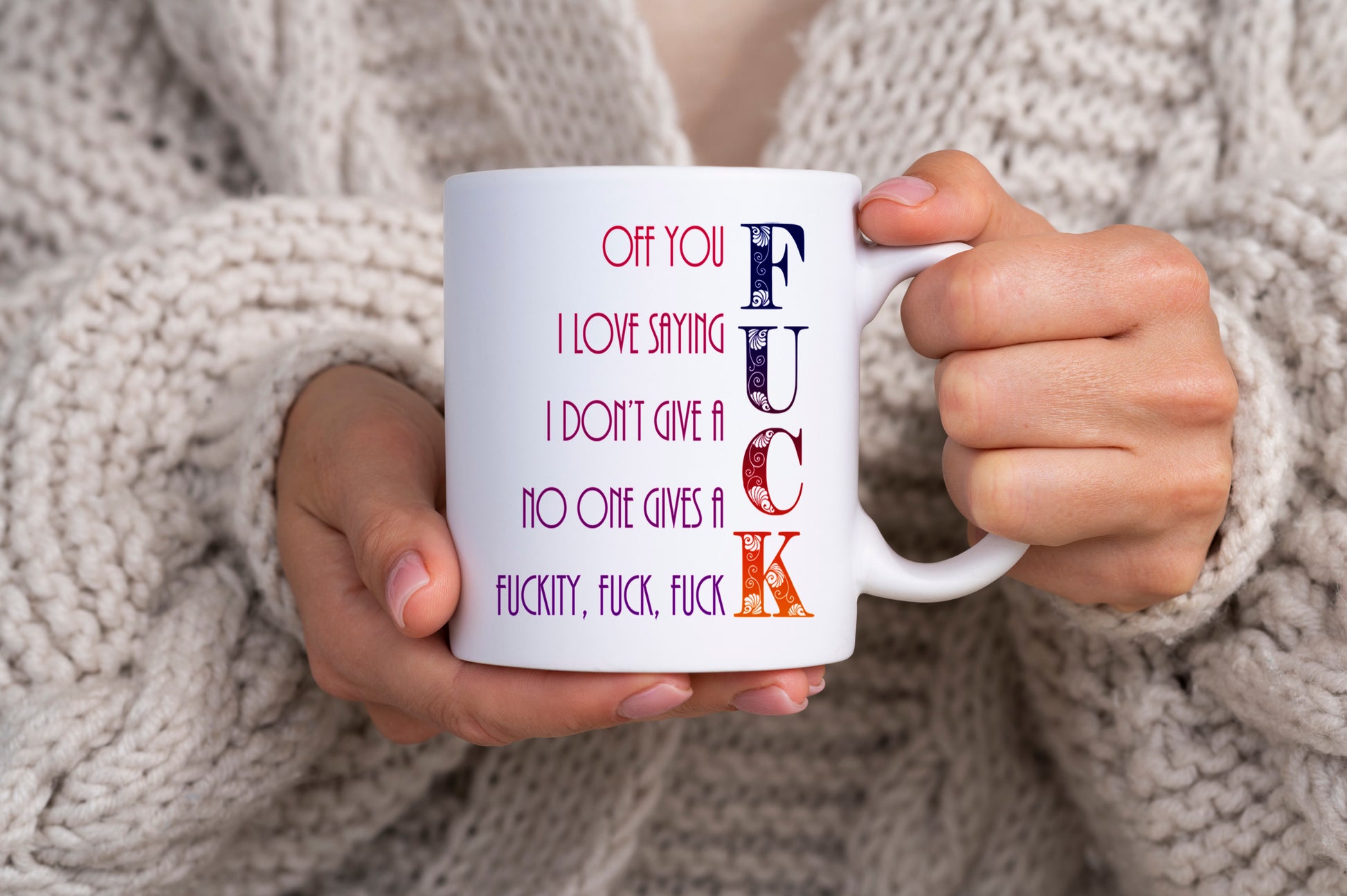 Off you Fuck Novelty Mug image 0