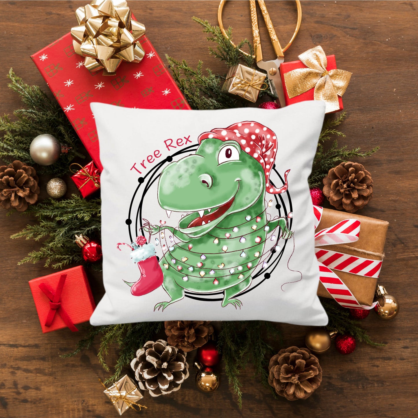 Tree rex cushion image 0