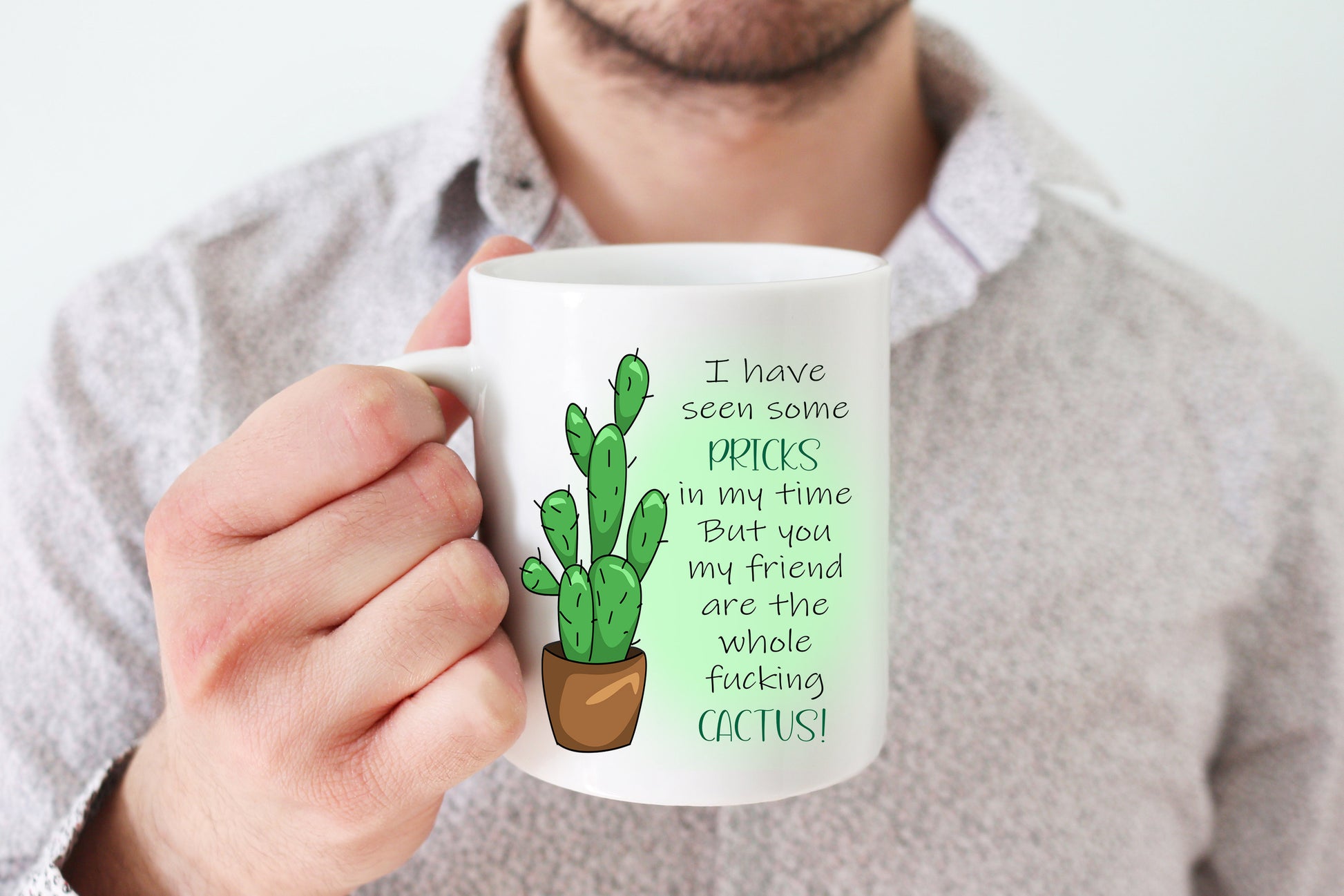 I have seen some pricks in my time novelty mug image 0
