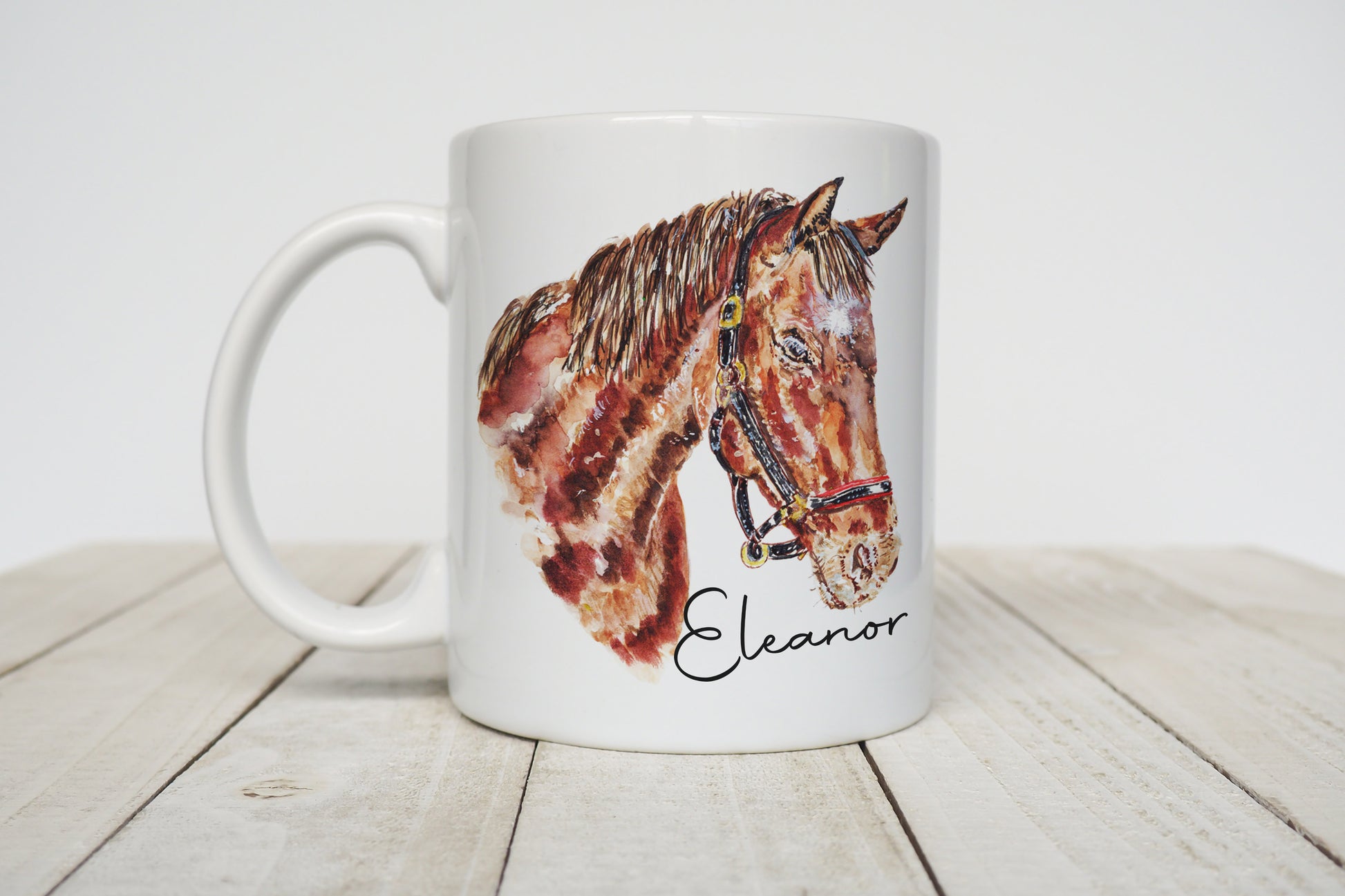 Natural horse personalised mug image 0