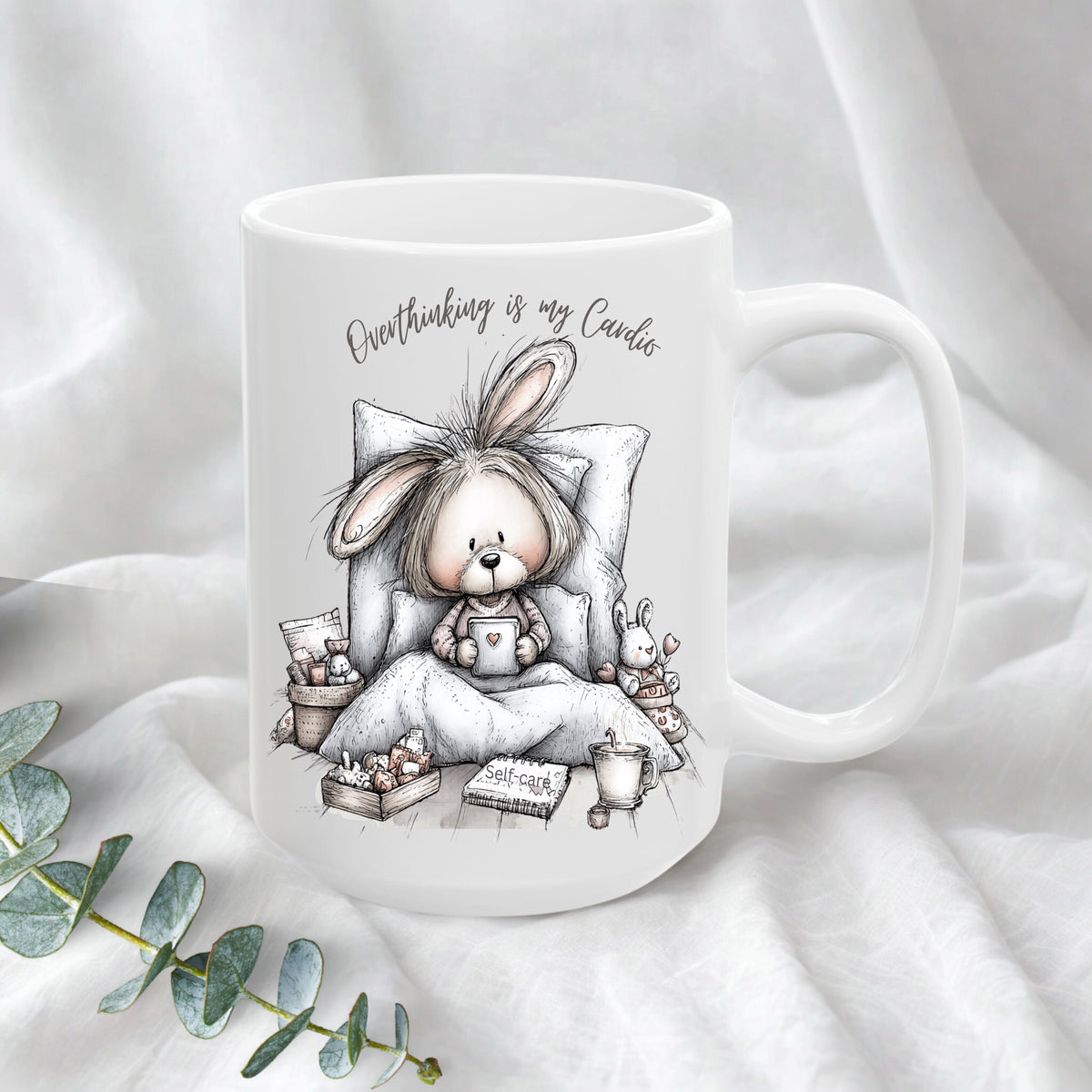 Overthinking is my cardio 15 oz Mug