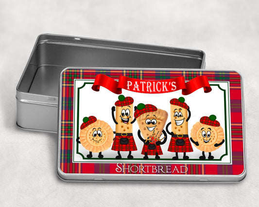 Scottish Short bread tin Personalised