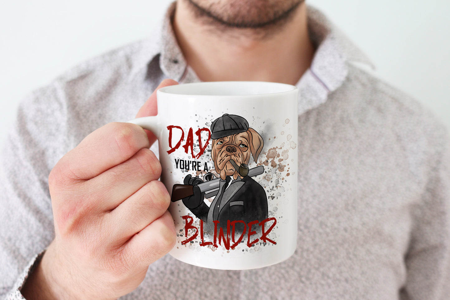 Dad you're a blinder fathers day mug